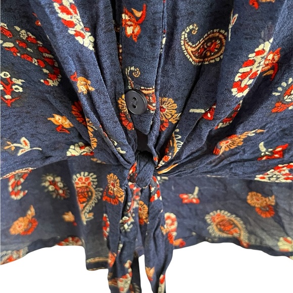 Lucky Brand ladies crop blouse - Picture 5 of 9